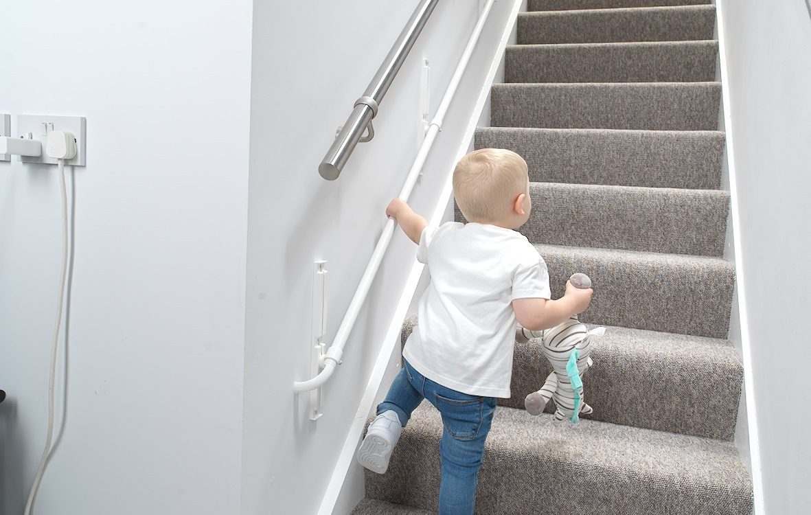 KiddieRail Stair Handrail - lifestyle