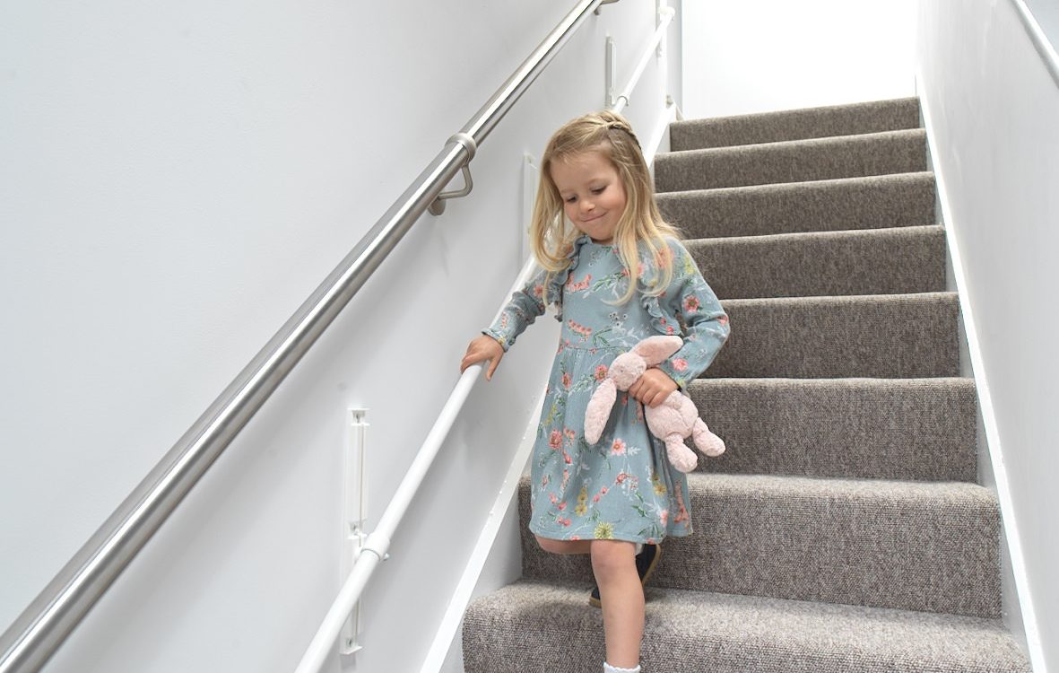 KiddieRail Stair Handrail - lifestyle