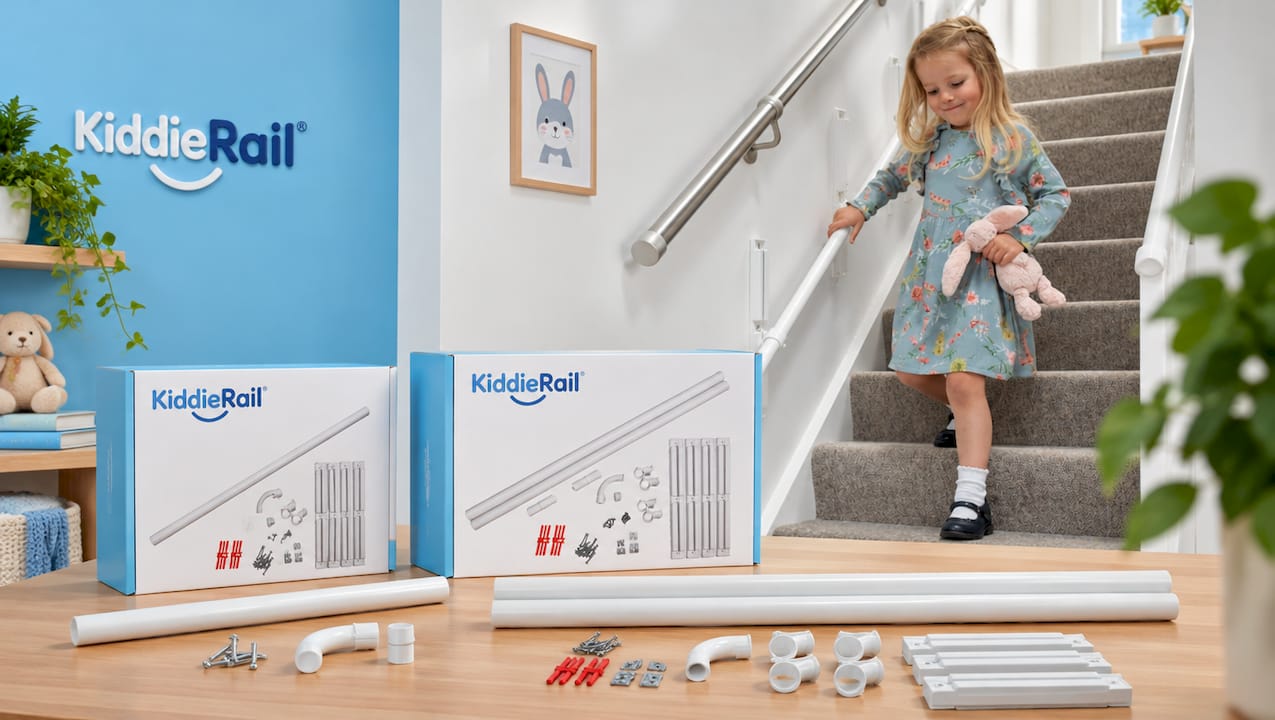 KiddieRail Adjustable Child Stair Handrail