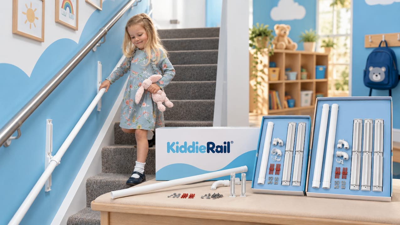 KiddieRail Adjustable Child Stair Handrail