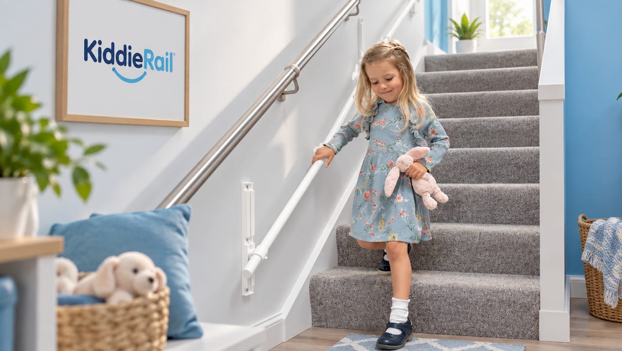 KiddieRail Adjustable Child Stair Handrail