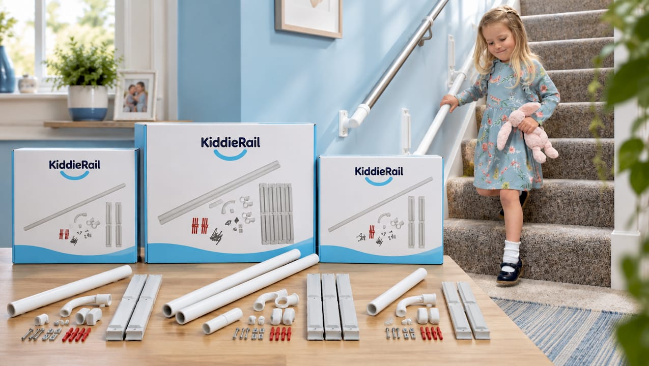 KiddieRail Adjustable Child Stair Handrail